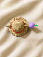 The Anime-Inspired "Luffy" Straw Hat Hair Stick